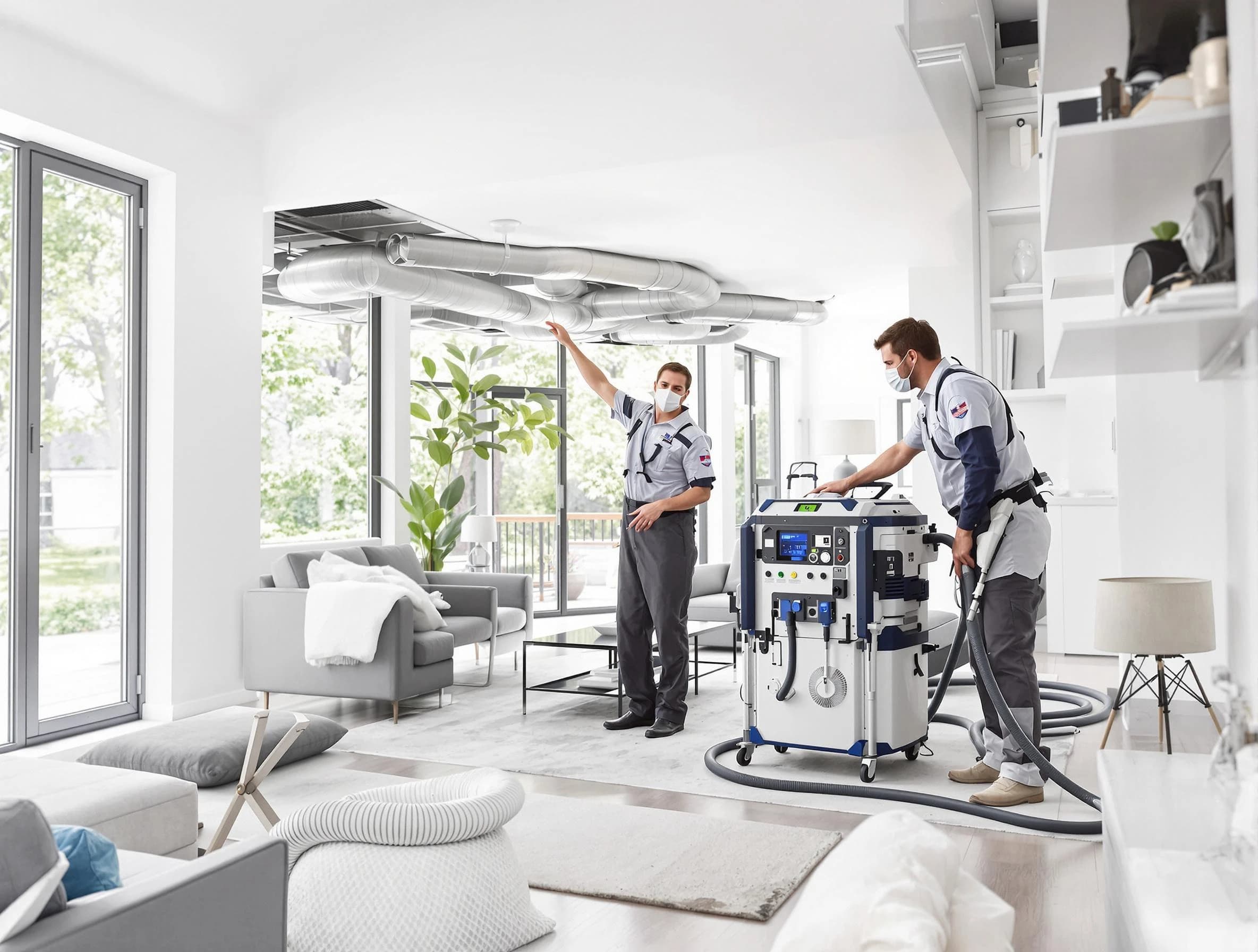 Chattahoochee Hills Air Duct Cleaning professional conducting pure air duct cleaning with state-of-the-art equipment in Chattahoochee Hills