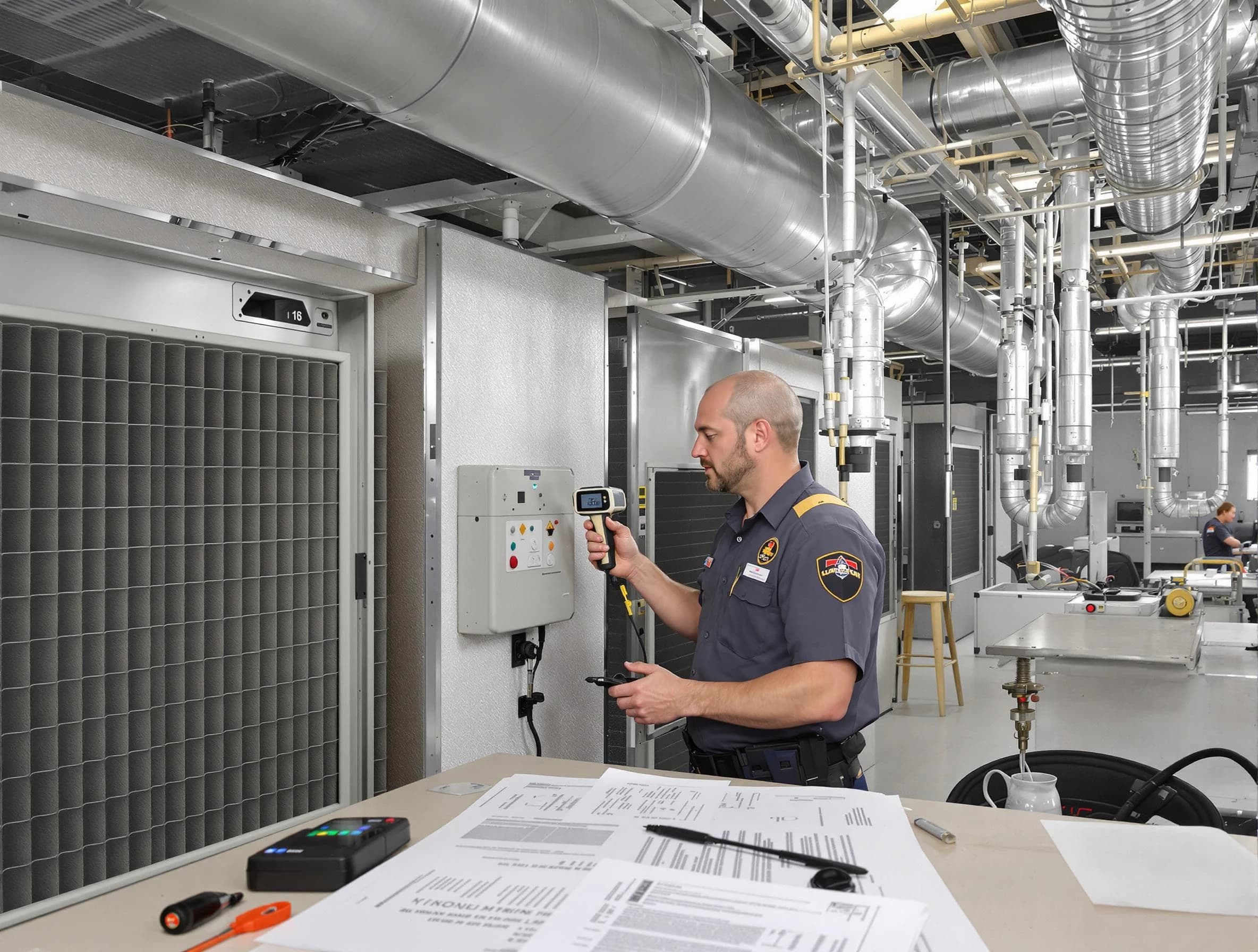 Professional filter system inspection by Chattahoochee Hills Air Duct Cleaning in Chattahoochee Hills