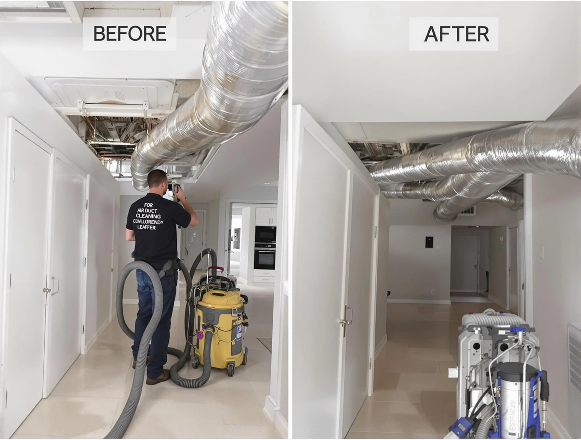 Chattahoochee Hills Air Duct Cleaning professional performing thorough air duct cleaning in Chattahoochee Hills
