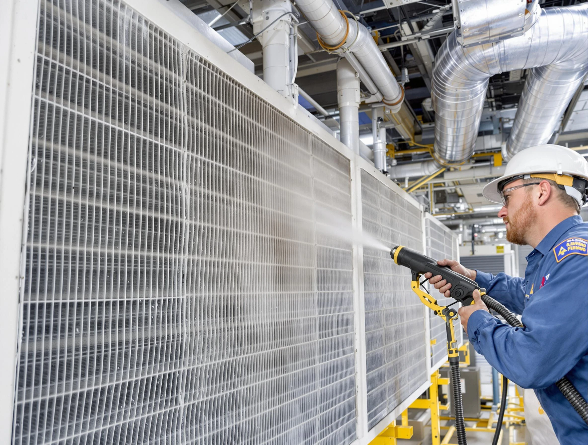 Professional commercial coil cleaning by Chattahoochee Hills Air Duct Cleaning in Chattahoochee Hills