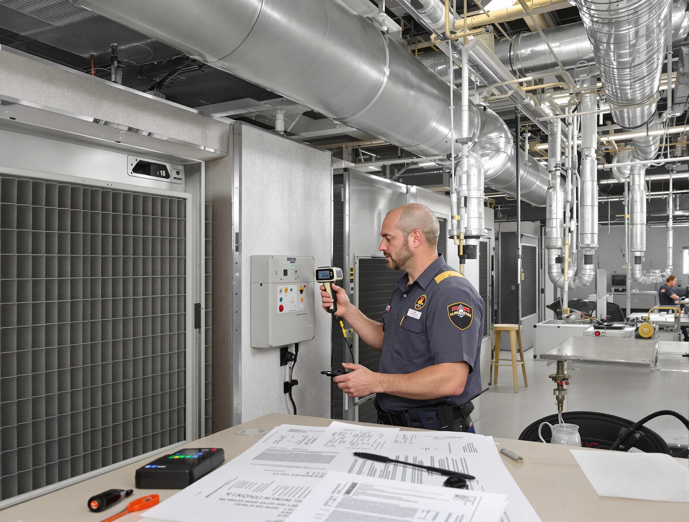 Professional filter system inspection by Chattahoochee Hills Air Duct Cleaning in Chattahoochee Hills