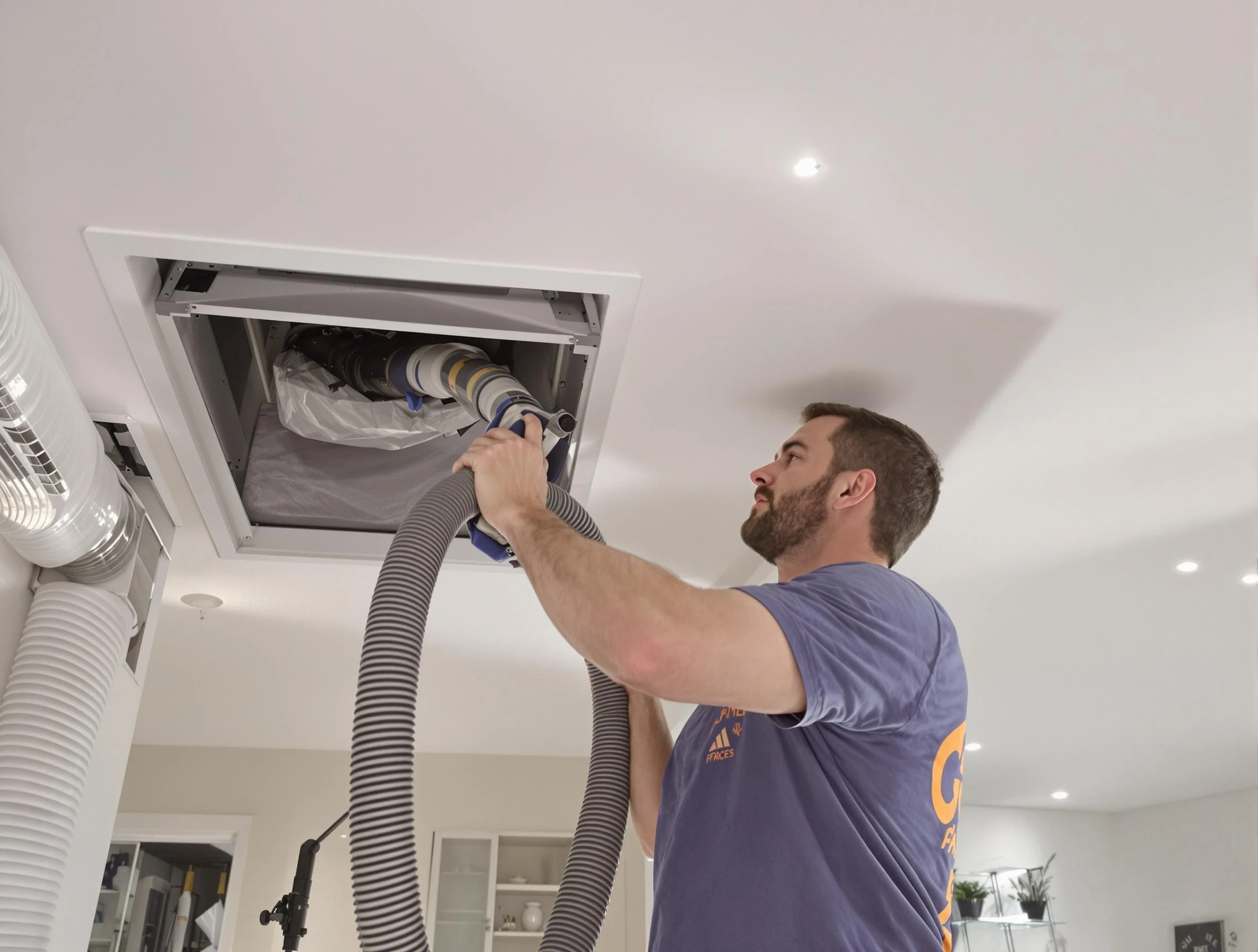 Precision indoor duct cleaning by Chattahoochee Hills Air Duct Cleaning in Chattahoochee Hills